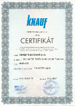 Knauf certifikát